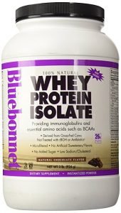 Bluebonnet Nutrition 100% Natural Whey Protein Isolate Powder Chocolate Flavor - 2 lbs
