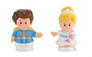 Fisher-Price Little People Disney Princess Prince Charming & Cinderella Figures
