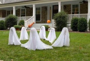 Ghostly Group for the Yard