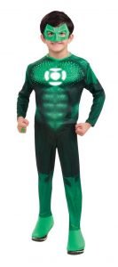 Green Lantern Child's Deluxe Hal Jordan Costume with Light Up Logo - One Color - Medium