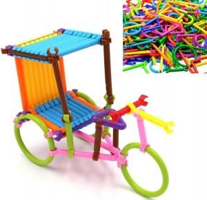 ArRord 205Pcs Bars Multiple Colors Shape Creative Toys 