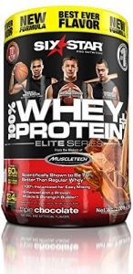 Six Star Pro Nutrition 100% Whey Protein Plus, 32g Ultra-Pure Whey Protein Powder, Triple Chocolate, 2 Pound 