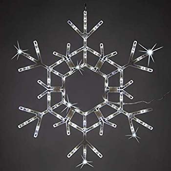 Kringle Traditions 36" LED Folding Twinkle Snowflake Christmas Decoration