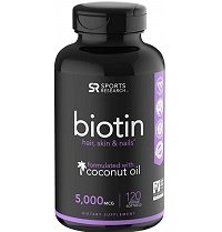 Biotin infused with organic virgin coconut oil