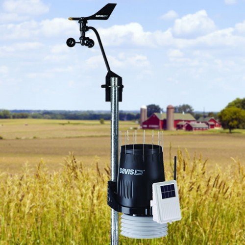 Weather station on farm